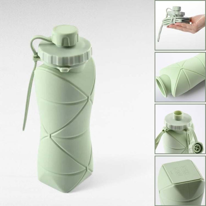 Lisslune | Collapsible Water Bottle | BPA-Free, Leak-Proof & Eco-Friendly for Hiking, Commuting & Workouts