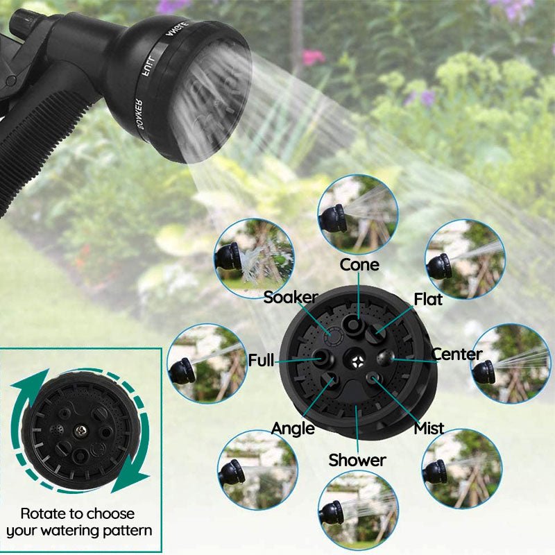 Lisslune | HydraBloom Premium Garden Hose | Durable expandable water hose for plants, lawns, and outdoor washing