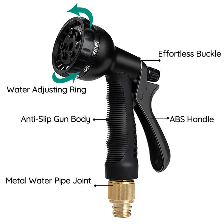Lisslune | HydraBloom Premium Garden Hose | Durable expandable water hose for plants, lawns, and outdoor washing