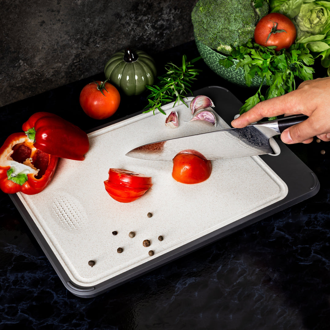 Lisslune | Hygienic Stainless Steel Chopping Board - SteelSafe