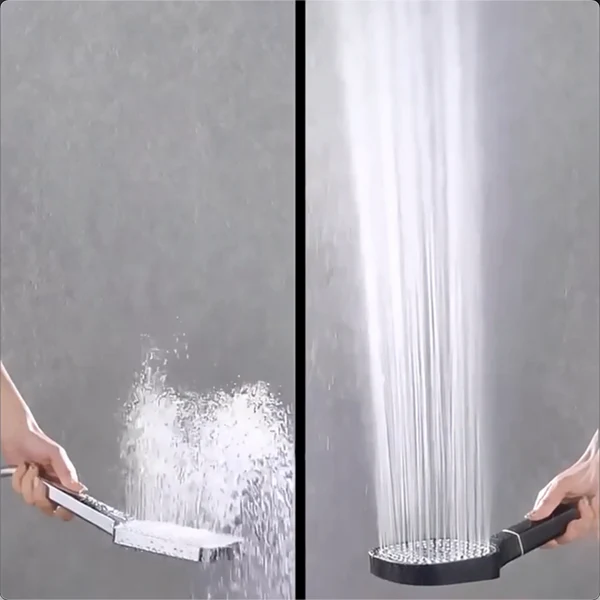 Lisslune | High-Pressure Shower Head | Turbo-Boost Technology & Advanced Filtration for Healthier Skin and Hair