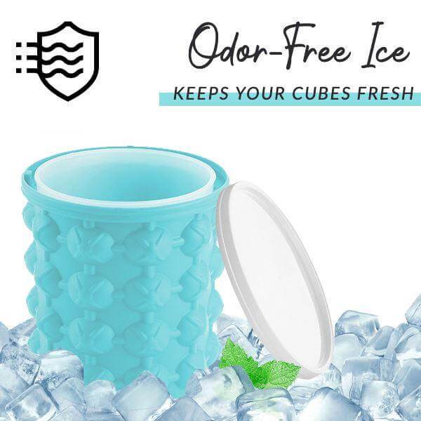 Lisslune | IceCube Maker – Space-Saving 2-in-1 Ice Cube Tray & Drink Cooler