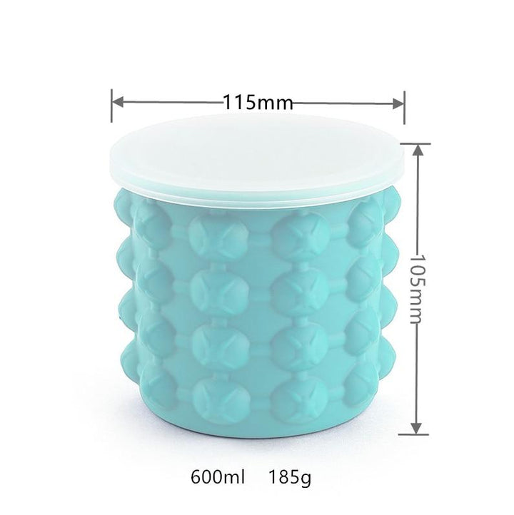 Lisslune | IceCube Maker – Space-Saving 2-in-1 Ice Cube Tray & Drink Cooler