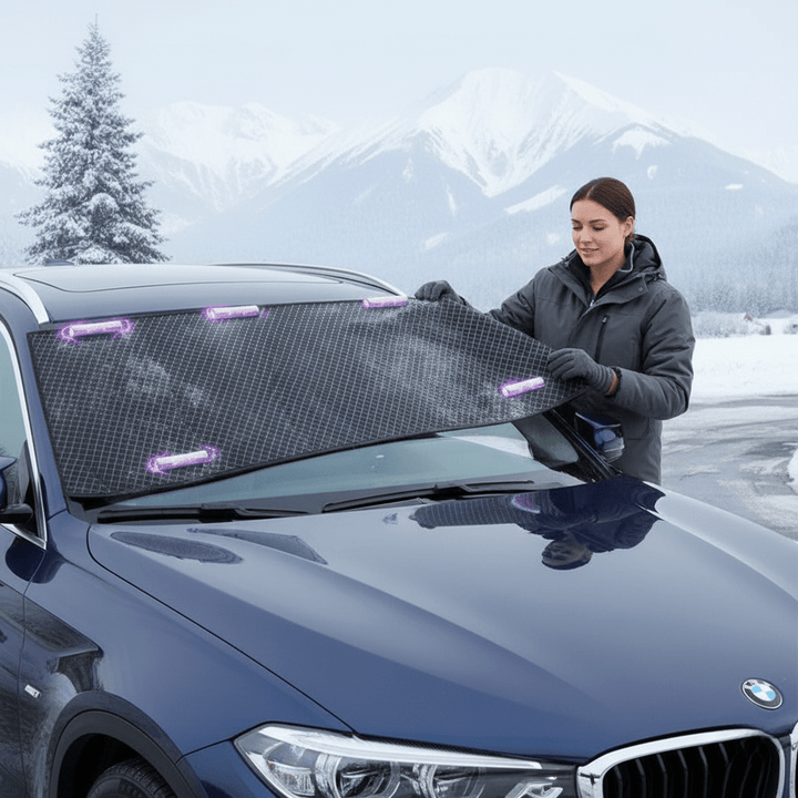 Lisslune | ICESHIELD MAX – Durable Oxford Fabric Snow & Sun Protector for Vehicles