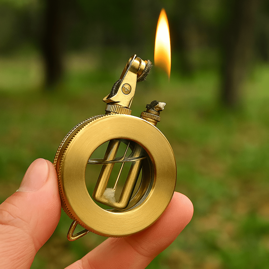 Lisslune | IGNIVON – Retro Kerosene Lighter with Durable Metal Design