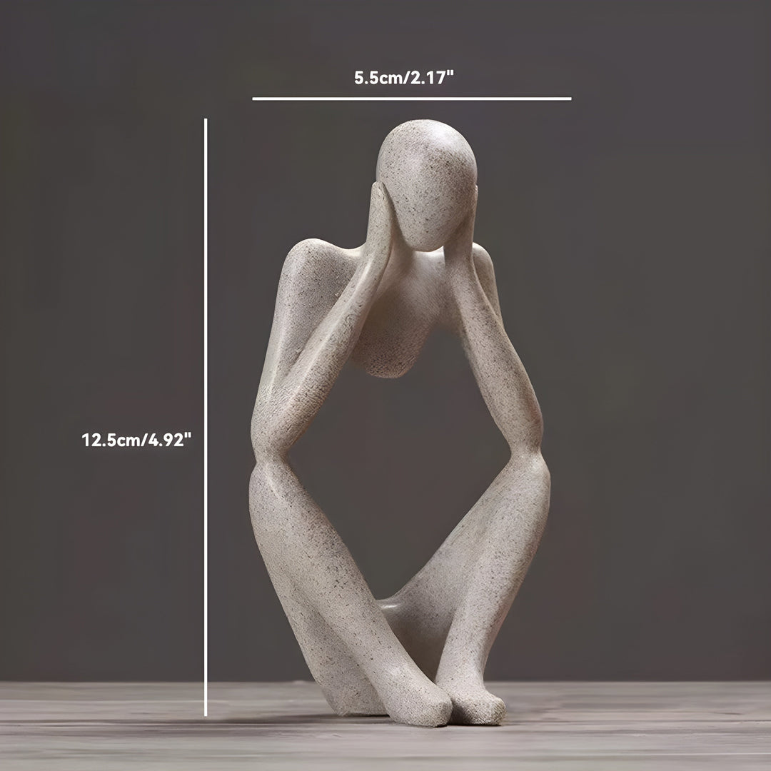 Lisslune | Abstract Thinker Sculpture Home Decor
