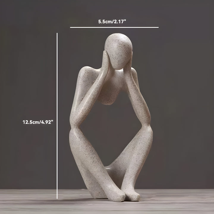 Lisslune | Abstract Thinker Sculpture Home Decor