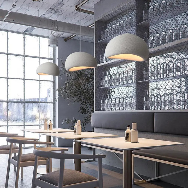 Lisslune | LED Pendant Lamp - Nordic Wabi Sabi Design - Adjustable Lighting Fixture for Home Decor & Modern Interiors