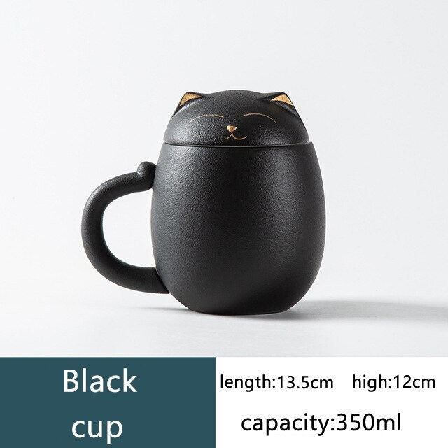 Lisslune | Cat Mug with Lid