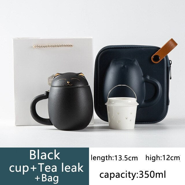 Lisslune | Cat Mug with Lid