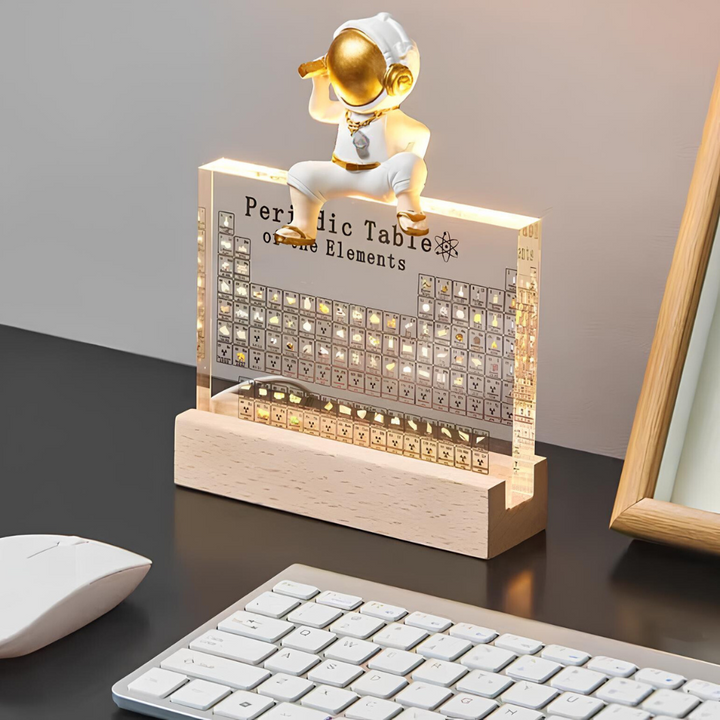 Lisslune | Illuminated Periodic Table with Real Elements - Elementa