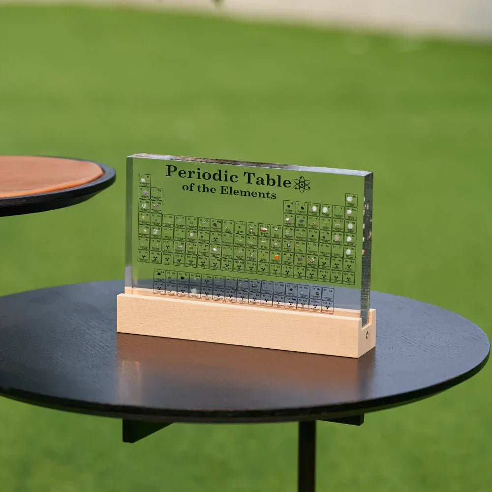 Lisslune | Illuminated Periodic Table with Real Elements - Elementa
