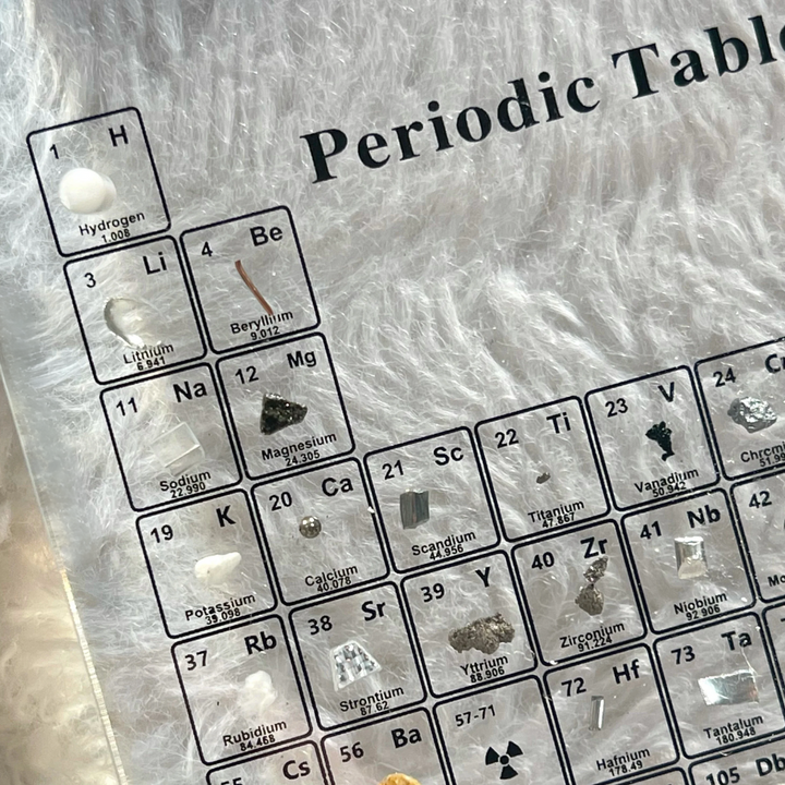 Lisslune | Illuminated Periodic Table with Real Elements - Elementa