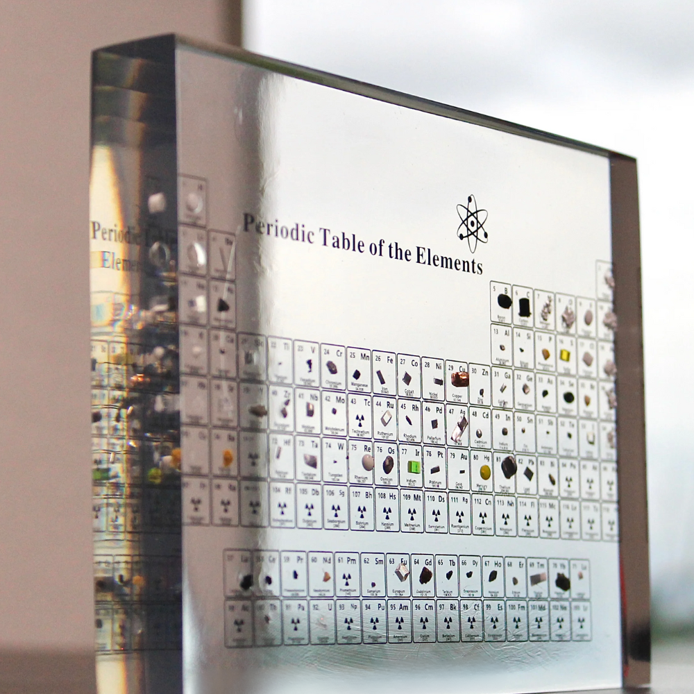 Lisslune | Illuminated Periodic Table with Real Elements - Elementa