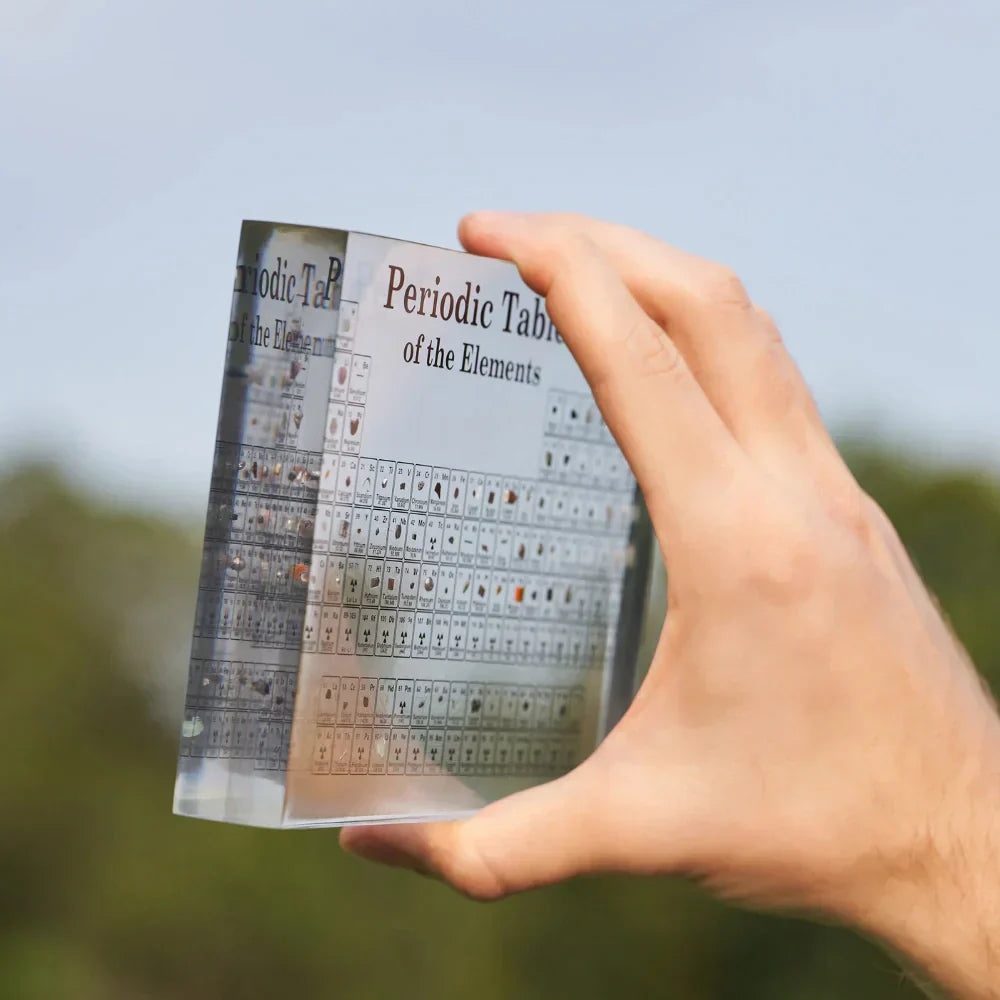 Lisslune | Illuminated Periodic Table with Real Elements - Elementa