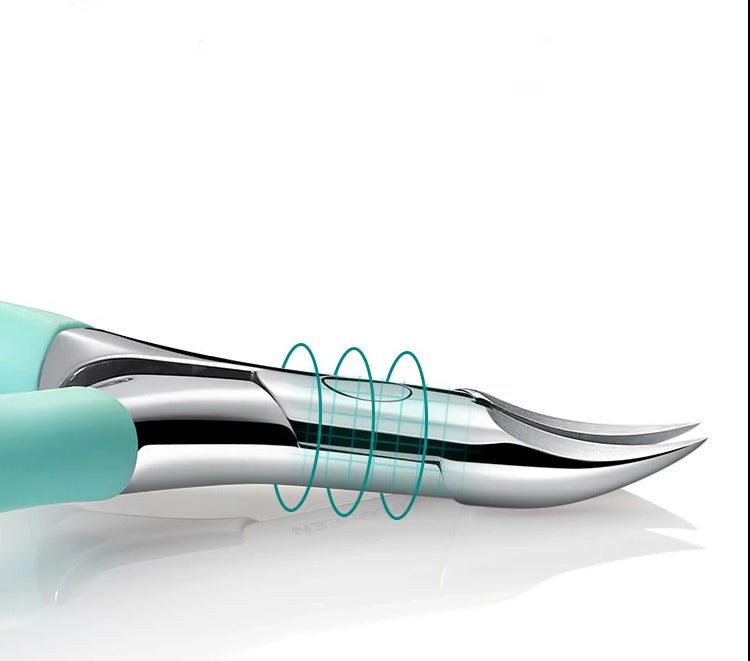 Lisslune | Senior Nail Clipper with Splash Guard – Ergonomic & Painless for Thick or Ingrown Toenails