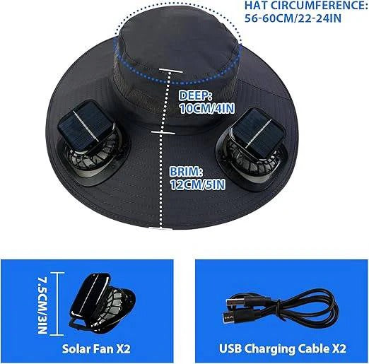 Lisslune | Lightweight Breathable Sun Hat for Men