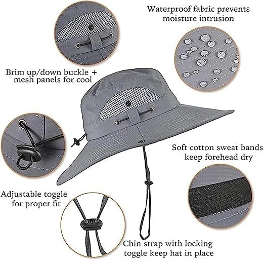 Lisslune | Lightweight Breathable Sun Hat for Men