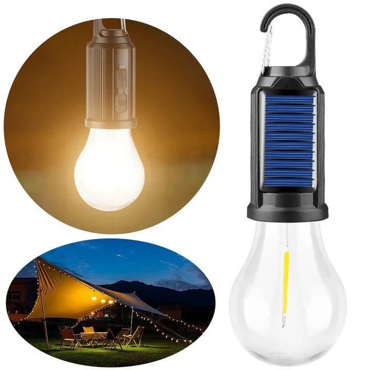 Lisslune | Solar Rechargeable Hooked Camping Light