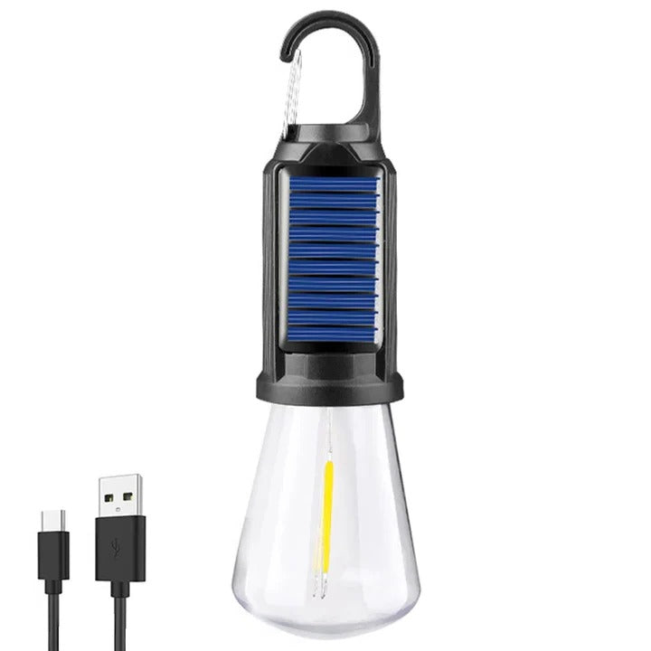 Lisslune | Solar Rechargeable Hooked Camping Light