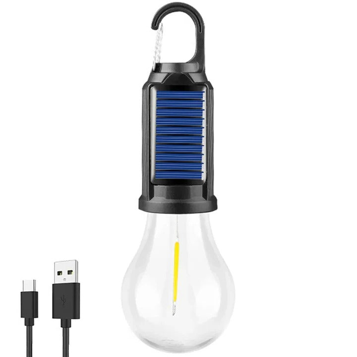 Lisslune | Solar Rechargeable Hooked Camping Light