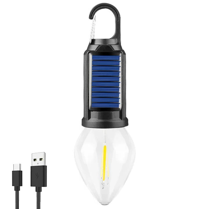 Lisslune | Solar Rechargeable Hooked Camping Light