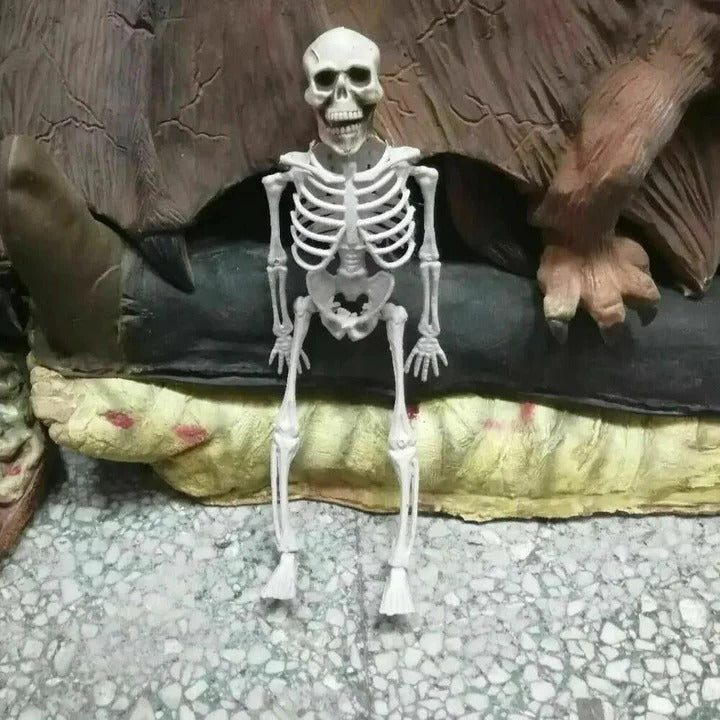 Lisslune | Creepy Poseable Skeleton for Halloween Decorations