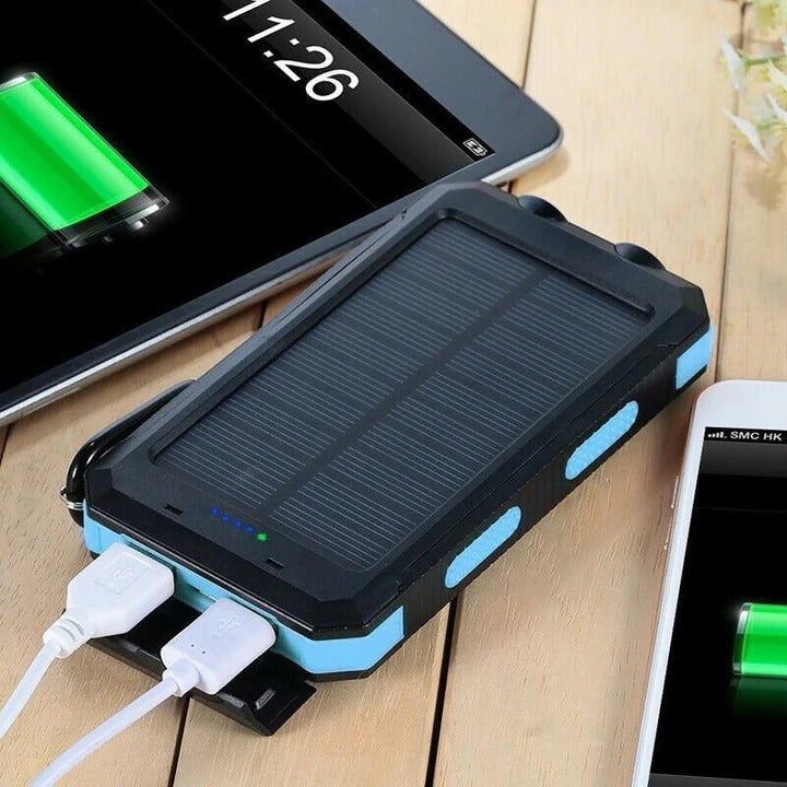 Lisslune | 30,000mAh Solar Charger Waterproof Power Bank External