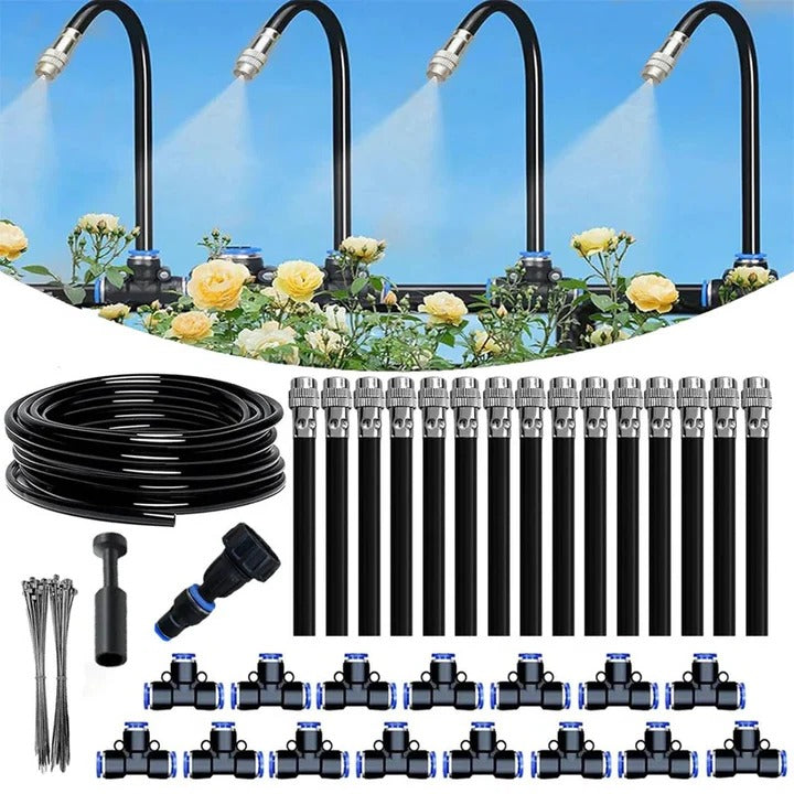 Lisslune | Drip Irrigation Kit with 360 degree Flexible Hose