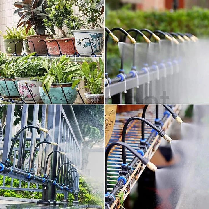 Lisslune | Drip Irrigation Kit with 360 degree Flexible Hose