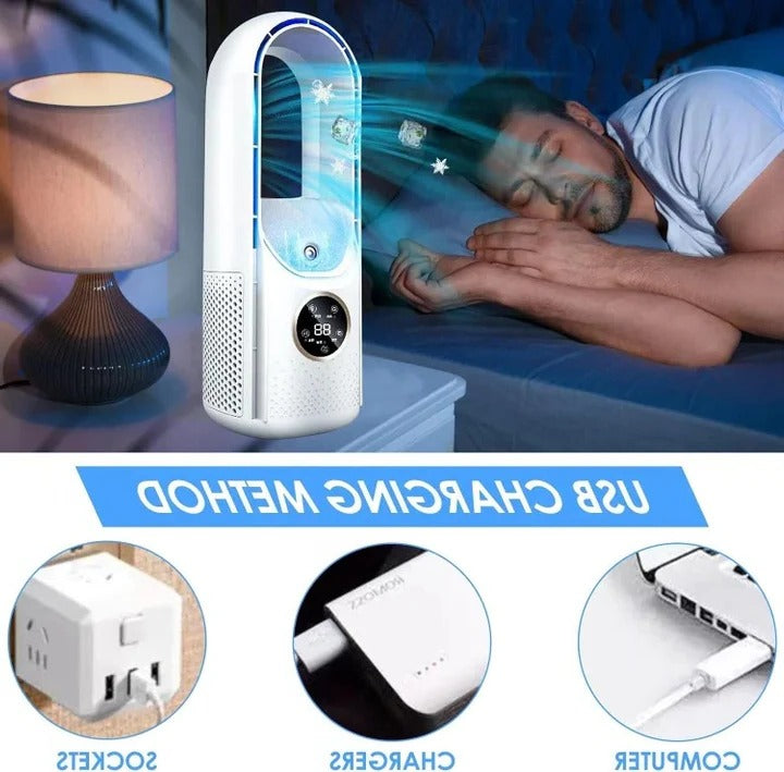Lisslune | Blade-Free Silent Portable Air Conditioner