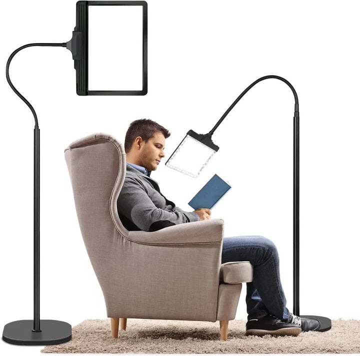 Lisslune | Full-Page Magnifying Glass with LED Light