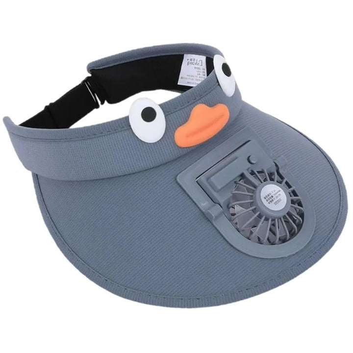 Lisslune | Kids Sun Visor Hat with Cooling Fan Hat