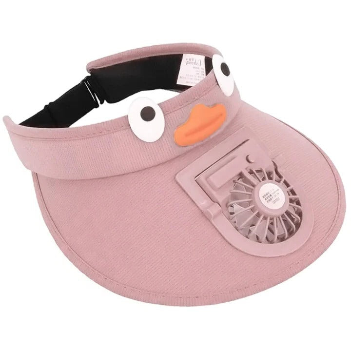 Lisslune | Kids Sun Visor Hat with Cooling Fan Hat