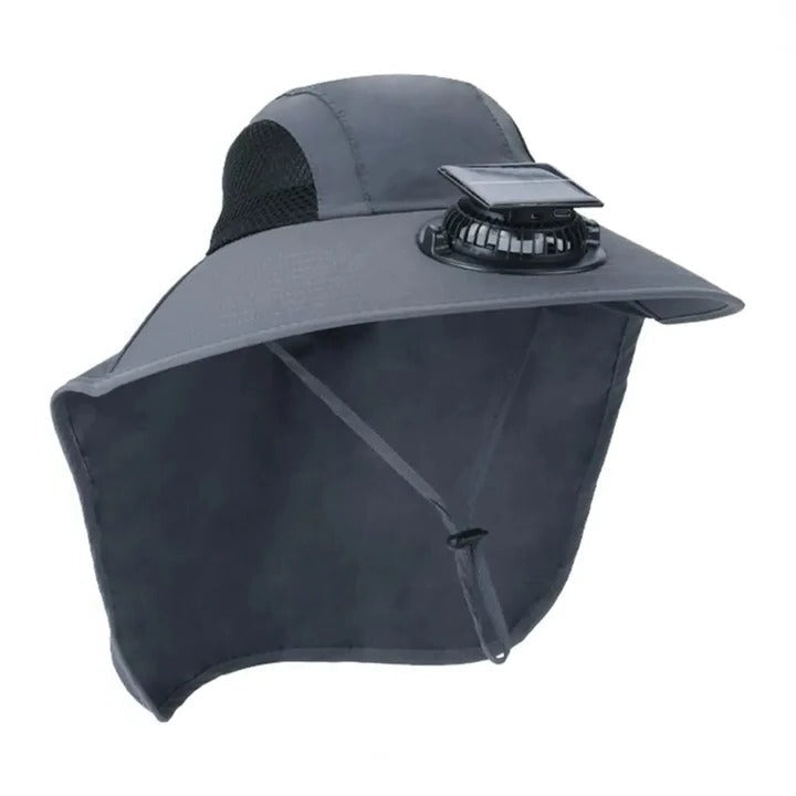 Lisslune | Solar Fan Hat with Wide Brim UV Protection