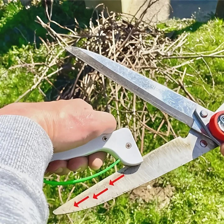 Lisslune | Compact Manual Knife Sharpener for Kitchen and Garden Tools