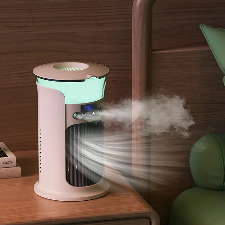 Lisslune | Mini Portable Air Conditioner with LED Light and Humidifier