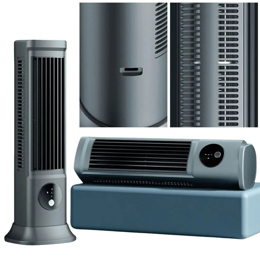 Lisslune | Mini Rechargeable Air Conditioning Desk Fan