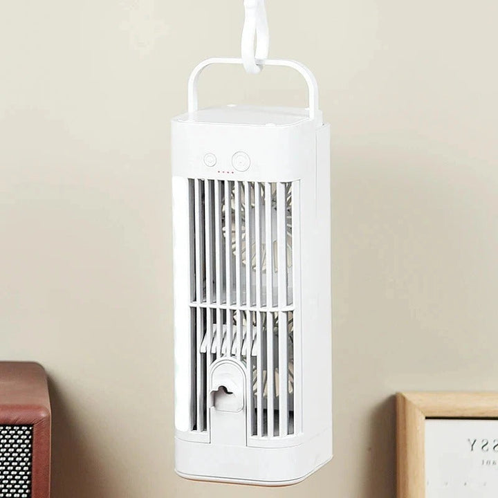 Lisslune | Mini Portable Air Conditioner Desk Fan with Spray Cooling