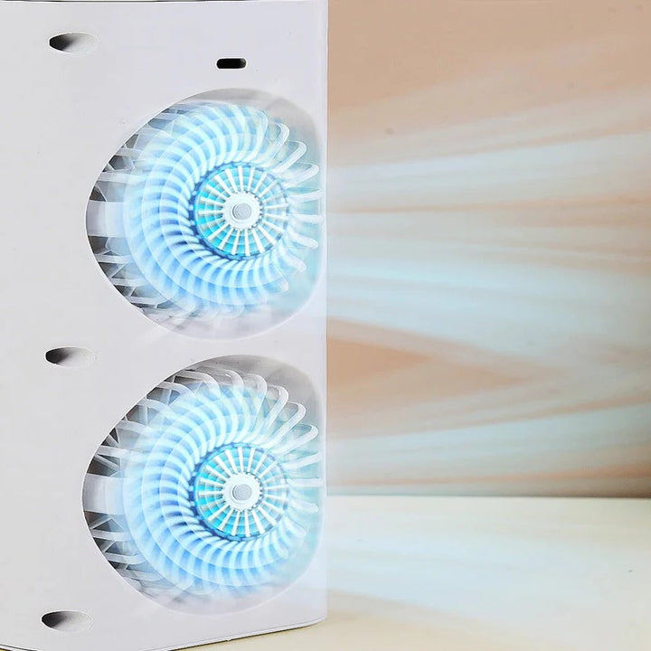 Lisslune | Mini Portable Air Conditioner Desk Fan with Spray Cooling