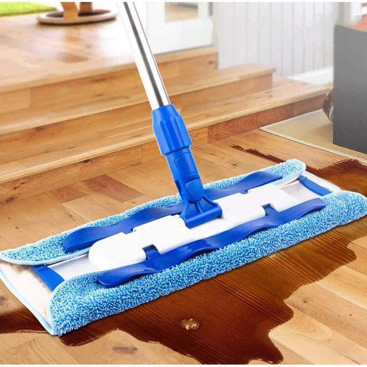 Lisslune | Flat Mope with Reusable Washable Mop Cloths