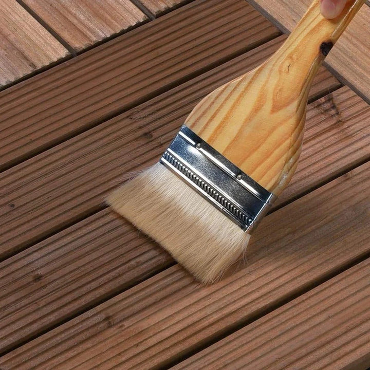 Lisslune | Interlocking Outdoor Patio Wood Flooring Deck Tiles 27Pcs