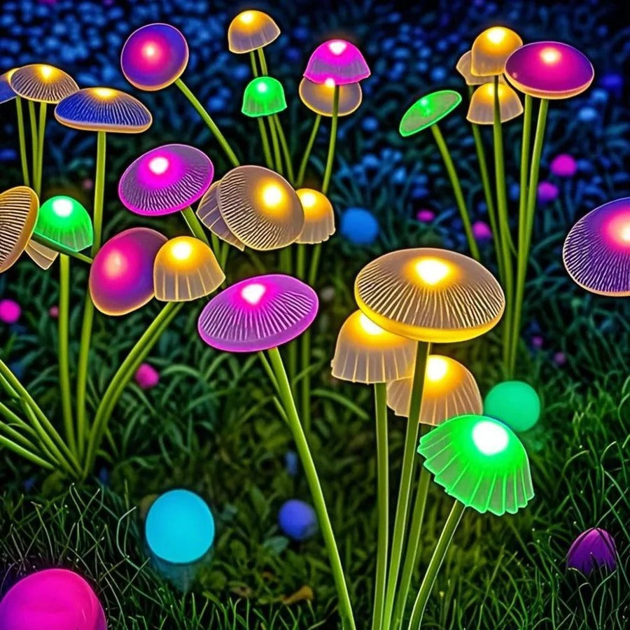 Lisslune | Solar Swaying Mushroom Garden Decor Lights