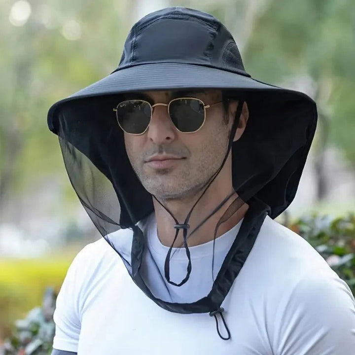 Lisslune | Breathable Sun and Mosquito Protection Wide Brim Hat