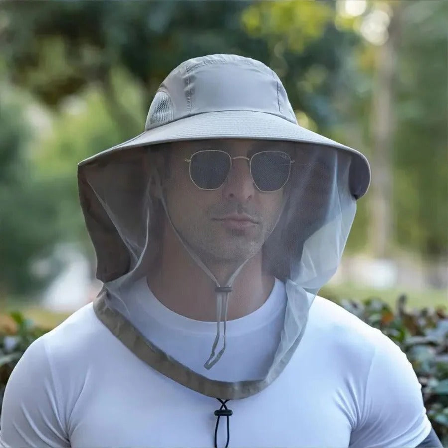 Lisslune | Breathable Sun and Mosquito Protection Wide Brim Hat