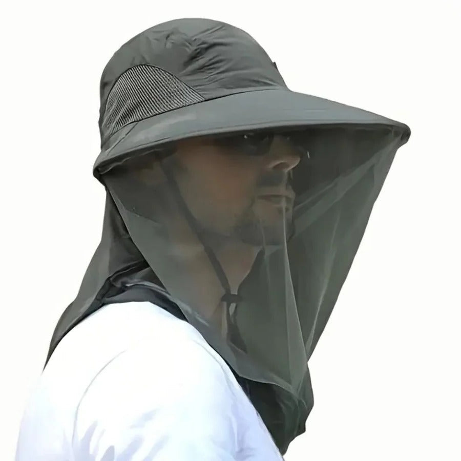 Lisslune | Breathable Sun and Mosquito Protection Wide Brim Hat