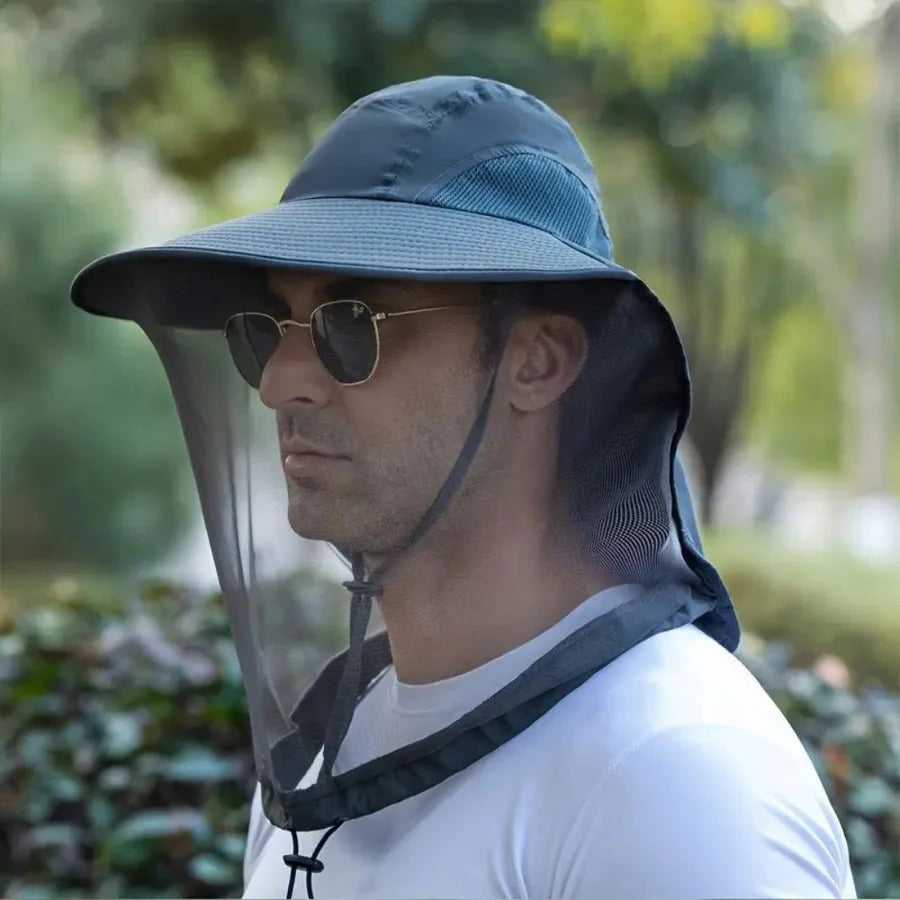 Lisslune | Breathable Sun and Mosquito Protection Wide Brim Hat