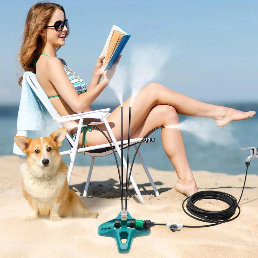 Lisslune | Freestanding Outdoor Home Patio Cooling Misting System