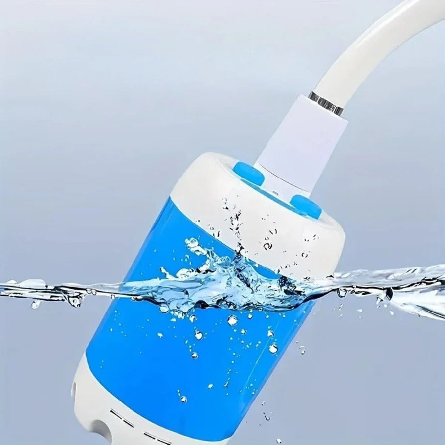 Lisslune | Portable USB Rechargeable Water Pump Shower Head