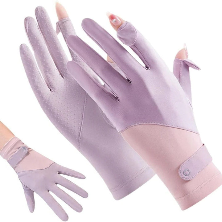 Lisslune | Womens Breathable UV Sun Protection Driving Gloves